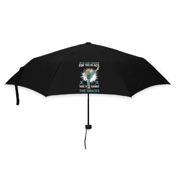 Je suis juste ici pour la ceinture noire et les collations ! - Parapluie standard - noir - Devant