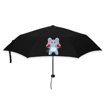 Elephant Boxer Gants de boxe Boxe - Parapluie standard - noir - Devant