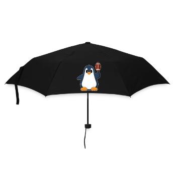 Penguin American Football Sports - Parapluie standard - noir - Devant