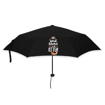 Otter My Spirit Animal Is An Otter - Umbrella (small) - black - Front