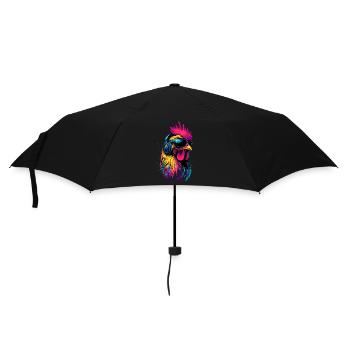 Chicken Chicken Hen Farm Farmer Cute Chickens - Umbrella (small) - black - Front
