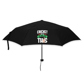 Cricket Me Are Like - Regenschirm (klein) - Schwarz - Vorne