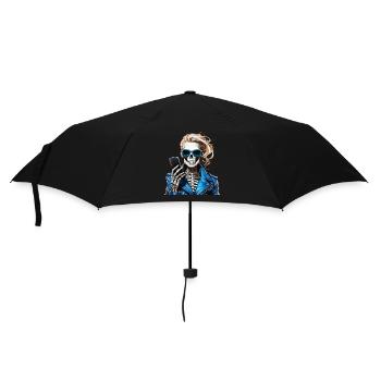 SKELETON WOMAN SMARTPHONE - Umbrella (small) - black - Front