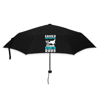 Mantarochen Großer Manta Meeresbewohner - Regenschirm (klein) - Schwarz - Vorne