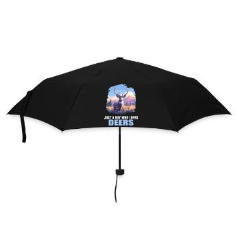 Deer Deer - Umbrella (small) - black - Front