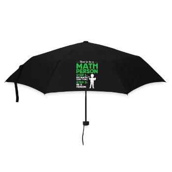 Mathematics - Umbrella (small) - black - Front