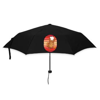 Chef Cooking Amateur Chef Host Cooking Chefs - Umbrella (small) - black - Front