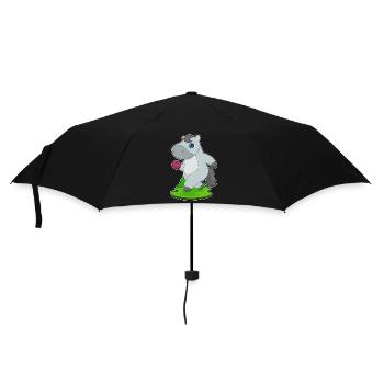 Horse Bowling Bowling Ball - Umbrella (small) - black - Front