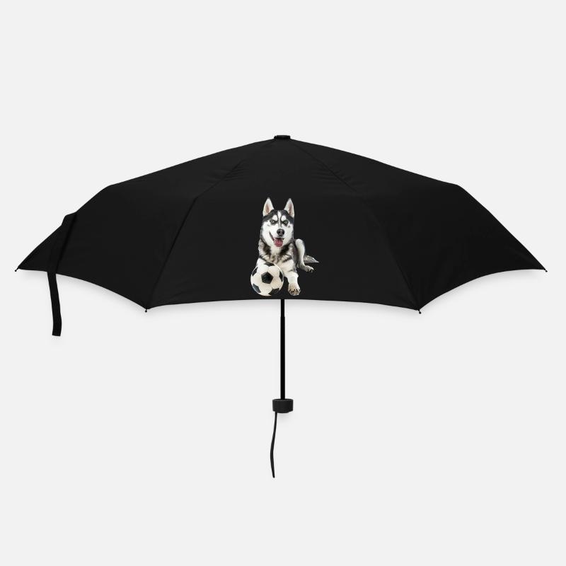 Husky sibérien - Parapluie standard - noir