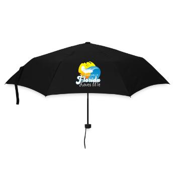 Jemand in Florida liebt mich - Regenschirm (klein) - Schwarz - Vorne