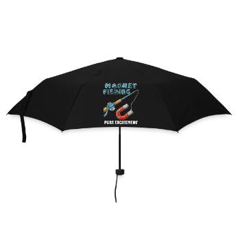 MAGNET FISHING PURE EXCITEMENT - Umbrella (small) - black - Front