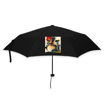 Schlagzeug - Regenschirm (klein) - Schwarz - Vorne