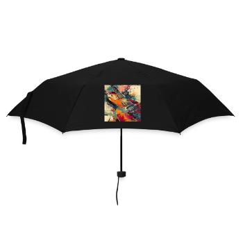 Guitare - Parapluie standard - noir - Devant