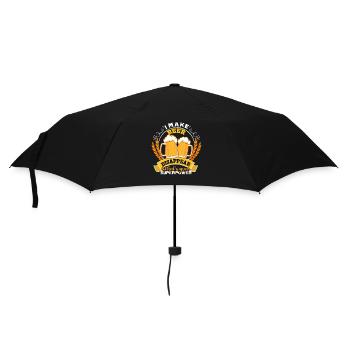 Beer Brewing I Make Beer Disappear - Umbrella (small) - black - Front