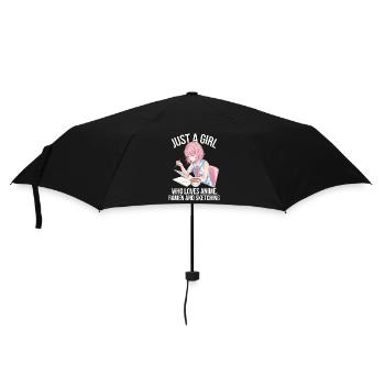 Just A Girl Who Loves Anime Ramen And Sketching - Umbrella (small) - black - Front