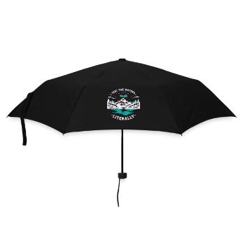Environmental Scientist I Test The Global Warming - Umbrella (small) - black - Front