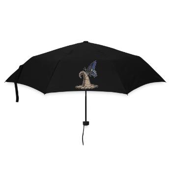 Chapeau de Sorcière Papillon - Parapluie standard - noir - Devant