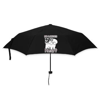 Bichon Frise Always In My Heart - Umbrella (small) - black - Front