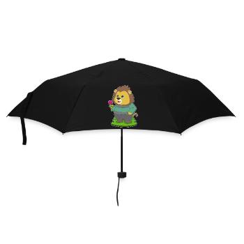Fleur de lion - Parapluie standard - noir - Devant