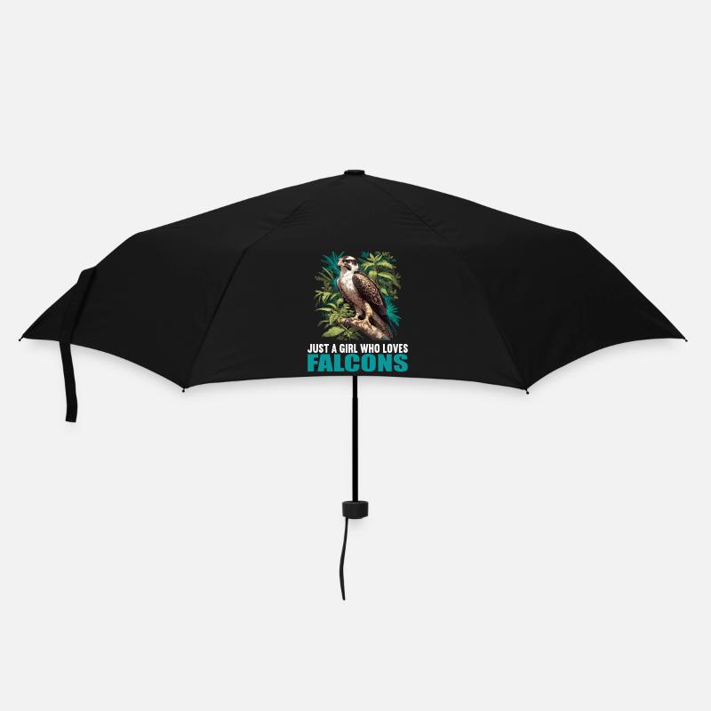 Falken Falke - Regenschirm (klein) - Schwarz