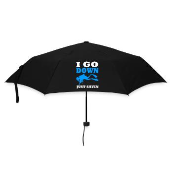 Tauchen - Regenschirm (klein) - Schwarz - Vorne