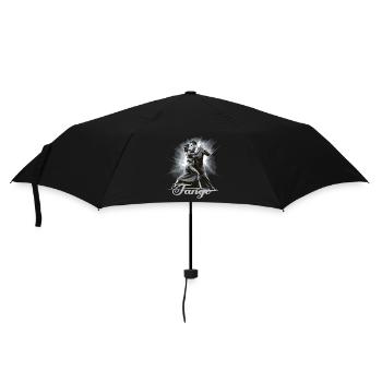 Tango Tanz für einen Tango Tänzer Tänzerinnen - Regenschirm (klein) - Schwarz - Vorne