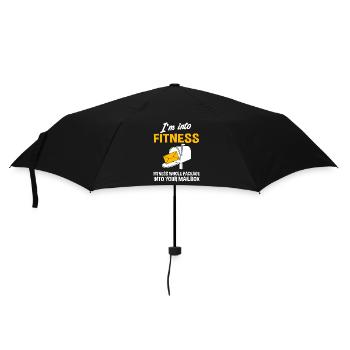 Postbote - Regenschirm (klein) - Schwarz - Vorne