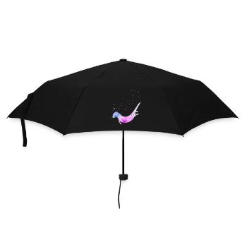 Loutre Aquarelle - Parapluie standard - noir - Devant