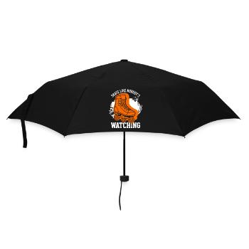 Skaten Sie, als würde niemand zuschauen! - Regenschirm (klein) - Schwarz - Vorne