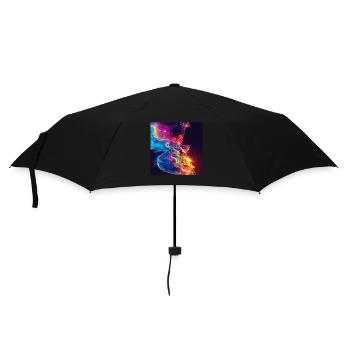 Guitare - Parapluie standard - noir - Devant