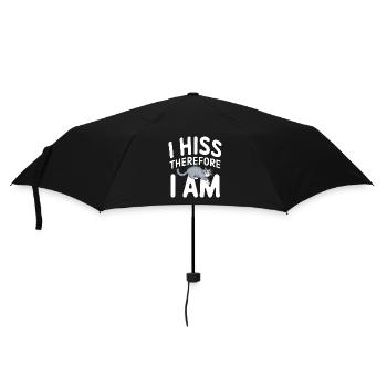 Cat Lover, Dark Humor, Naughty, - Umbrella (small) - black - Front