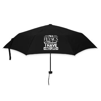 Physics Student I Have No Life - Umbrella (small) - black - Front