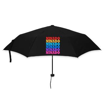 Tornado Birthday Fête d’anniversaire des enfants - Parapluie standard - noir - Devant