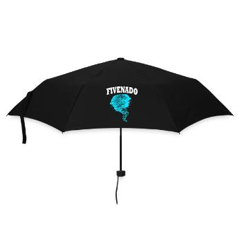 Tornado Birthday Fête d’anniversaire des enfants - Parapluie standard - noir - Devant