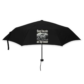 Railfan Train Enthusiast Locomotive Lover - Umbrella (small) - black - Front