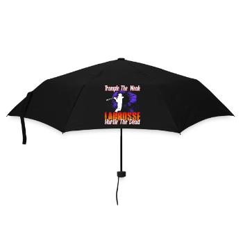Trample The Weak Lacrosse Hurtle The Dead - Umbrella (small) - black - Front