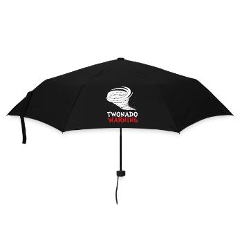 Tornado Birthday Children's Birthday Party - Umbrella (small) - black - Front