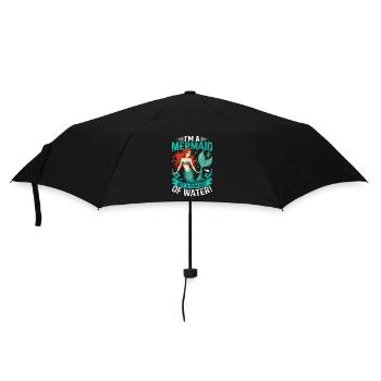 I’m a mermaid, not a fish out of water! - Umbrella (small) - black - Front