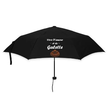 Galette - Parapluie standard - noir - Devant