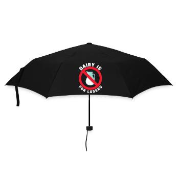 Lactose intolerance Lactose intolerant - Umbrella (small) - black - Front