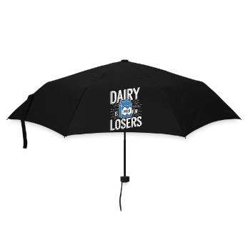 Laktoseintoleranz Laktoseintolerant - Regenschirm (klein) - Schwarz - Vorne