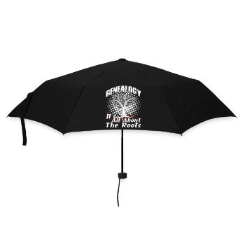 Genealogy Family Roots - Umbrella (small) - black - Front