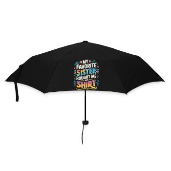 Ma sœur préférée m’a acheté des cadeaux de frère - Parapluie standard - noir - Devant