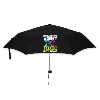 Meine Pilze Sind Nicht Giftig - Regenschirm (klein) - Schwarz - Vorne