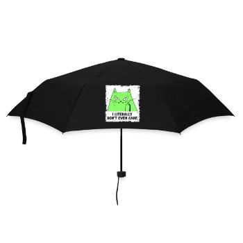 Je ne m’en soucie même pas - Parapluie standard - noir - Devant