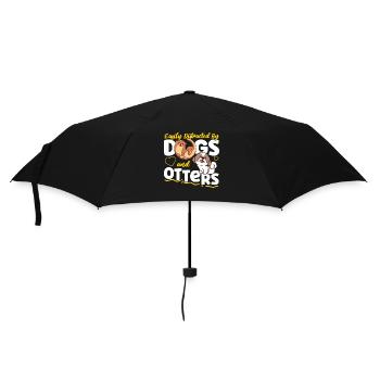 Chien loutre facilement distrait par - Parapluie standard - noir - Devant
