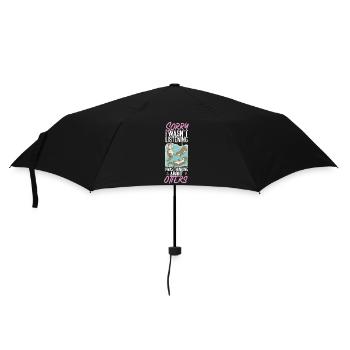 Otter Sorry I Wasn't Listening I - Umbrella (small) - black - Front