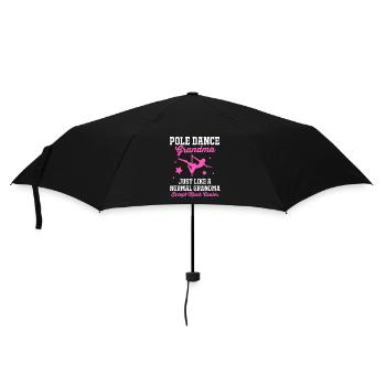 Pole Dance - Regenschirm (klein) - Schwarz - Vorne