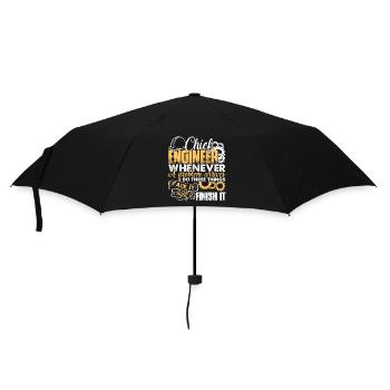 Chief Engineer Solves Problem - Umbrella (small) - black - Front