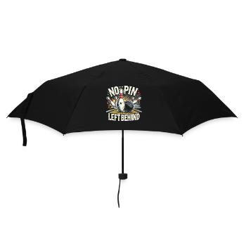 Kein Pin wird zurückgelassen - Regenschirm (klein) - Schwarz - Vorne